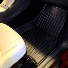 Load image into Gallery viewer, SUPER LINER Tesla Model Y 2020 2021 2022 2023 All Weather Floor Mats Front Rear Cargo Liner Mat, Waterproof Anti-Slip Floor Mat Custom Fit for Tesla, Heavy Duty Floor Mats & Trunk Mat