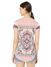 Load image into Gallery viewer, Lucky Brand Women's Persian Carpet TEE, Dusty Rose Multi, L