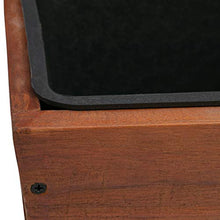 Load image into Gallery viewer, Amazon Basics Recycled Wood Deck Rectangular Hanging Planter, 2-Pack, Brown, Classic, Rustic, 18.9" x 7.87" x 7.5"