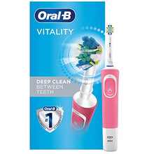 Load image into Gallery viewer, Oral-B Electric Toothbrush with 1 Oral-B Replacement Brush Head, Vitality Flossaction, Pink