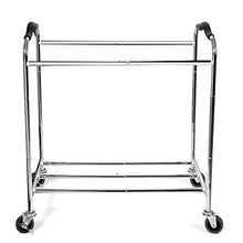 Load image into Gallery viewer, 240L Laundry Hamper, Large Blanket Storage Basket Sorter 3 Section Bag Organizer for Dirty Clothes - Toys - Towel,16 X 30 X 35 inch Heavy Duty Laundry Cart Baskets with Wheels in Laundry Room Organization