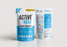 Load image into Gallery viewer, Active Wear Laundry Detergent & Soak - Formulated for Sweat and Workout Clothes - Natural Performance Concentrate Enzyme Booster Deodorizer - Powder Wash for Activewear Gym Apparel (90 Loads)