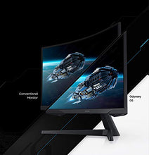 Load image into Gallery viewer, SAMSUNG 32” Odyssey G5 Gaming Monitor, WQHD (2560x1440), 144Hz, Curved, 1ms, HDMI, Display Port, AMD FreeSync Premium, HDR10, LC32G55TQWNXZA, Black