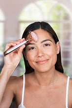 Load image into Gallery viewer, Finishing Touch Lumina Lumina Lumina Flawless Contour Vibrating Facial Roller & Massager, Rose Quartz