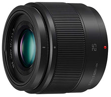 Load image into Gallery viewer, Panasonic Lumix G Lens, 25mm, F1.7 ASPH, Mirrorless Micro Four Thirds, H-H025K (USA Black)
