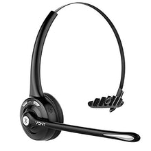 Load image into Gallery viewer, Vont Bluetooth Headset with Microphone, V5.0, Wireless Headset, CVC 6.0 Noise Cancel, Bluetooth Headphones with Mic, Phone Headset, Headsets Suitable for VOIP, Skype, Call Centers, Offices, Trucker