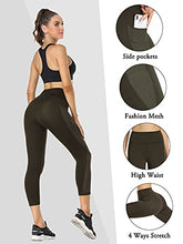 Load image into Gallery viewer, OUYISHANG Camo Leggings for Women,Leggings with Pockets,Yoga Pants Workout Leggings Running High Waisted Leggings for Women Y10-Texture Printing-S