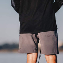 Load image into Gallery viewer, Huk Men's Next Level 7" Short | Quick-Drying Performance Fishing Shorts with UPF 30+ Sun Protection , Charcoal, Medium