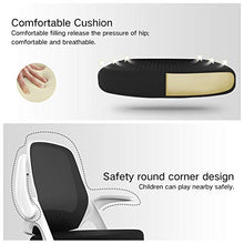 Load image into Gallery viewer, Hbada Office Task Desk Chair Swivel Home Comfort Chairs with Flip-up Arms and Adjustable Height, White