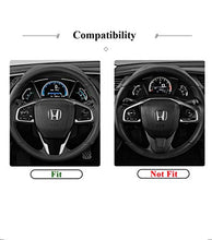 Load image into Gallery viewer, TopDall Carbon Fiber Steering Wheel Sticker Trim Compatible for Honda Civic 2016-2021