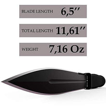 Load image into Gallery viewer, Tactical Knife - Serrated Blade Survival Knifes for Men - Fixed Blade Hunting Camping Hiking Knofe -Bundle with-Multitool 12in1 with Survival E-Book - Multitools with Pliers Knife Awl Saw Screwdriver