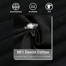 Load image into Gallery viewer, Talanes Ripped Jeans for Men Slim Fit Skinny Jean Pants Stretch Distressed Tapered Leg Black 28