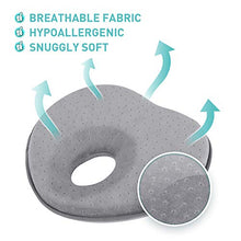 Load image into Gallery viewer, Baby Pillow for Newborn Infant(0-12months),Flat Head Prevention 3D Memory Foam Can Support Head & Neck Pillow,Head Shaping Pillow,Heart Shaped