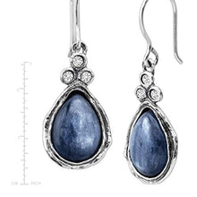 Load image into Gallery viewer, Silpada 'Made in the Shade' 5 5/8 ct Natural Kyanite & Cubic Zirconia Drop Earrings in Sterling Silver