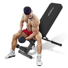 Load image into Gallery viewer, Weight Bench Adjustable Workout Bench Press Foldable Incline/Decline Lifting Exercise Bench Strength Training Benches for Home Gym