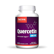 Load image into Gallery viewer, Jarrow Formulas Quercetin 500 mg, Supports Antioxidant Status, Cardiovascular & Immune Health, No Flavor, 200 Count