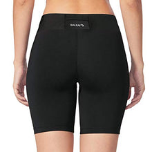 Load image into Gallery viewer, BALEAF Women's 7 Inches Active Fitness Yoga Running Shorts Pocket Black Size L