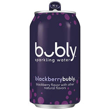 Load image into Gallery viewer, Bubly Sparkling Water, Blackberry, 12 Fl Oz (pack of 8)