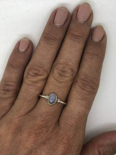 Load image into Gallery viewer, Oval Moonstone Delicate Ring 925 Sterling Silver Vintage Boho Chic (5)