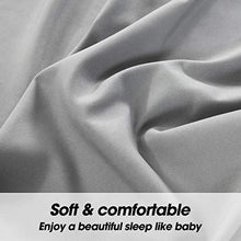 Load image into Gallery viewer, EASELAND Queen Size 6-Pieces Bed Sheets Set 1800 Series Microfiber Wrinkle & Fade Resistant,Deep Pocket,Hypoallergenic Bedding Set,Queen,Grey