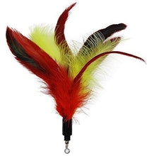 Load image into Gallery viewer, EcoCity Cat Toys - Cat Teaser Toys - Include Cat Wand and Natural Feather Refills (5 Pack)