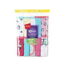 Load image into Gallery viewer, Hanes Girls' Brief Multipack, Assorted 10 Pack, 14