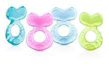 Load image into Gallery viewer, Nuby Silicone Teethe-eez Teether with Bristles, Includes Hygienic Case, Colors May Vary