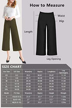 Load image into Gallery viewer, Tsful Women's Casual Loose Wide Leg Pants Pull On Dress Pant(Army Green,M)