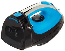 Load image into Gallery viewer, Sunbeam Steam Master 1400 Watt Mid-size Anti-Drip Non-Stick Soleplate Iron with Variable Steam control and 8' Retractable Cord, Black/Blue, GCSBCL-202-000