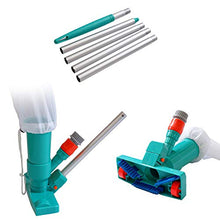 Load image into Gallery viewer, POOLWHALE Portable Pool Vacuum Jet Underwater Cleaner W/Brush,Bag,4 Section Pole of 48"(No Garden Hose Included),for Above Ground Pool,Spas,Ponds & Fountains