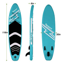 Load image into Gallery viewer, FBSPORT 10'6" Premium Inflatable Stand Up Paddle Board, Yoga Board with Durable SUP Accessories & Carry Bag.Wide Stance, Surf Control, Non-Slip Deck, Leash, Paddle and Pump for Youth & Adult