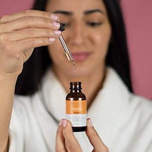 Load image into Gallery viewer, Vitamin C Serum for Face 20% with Hyaluronic Acid and Ferulic Acid, Anti Aging Collagen Booster, Natural Organic Skin Care for Acne Scars, Wrinkles, Fades Dark, Age Spot, Sun Damage