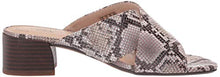 Load image into Gallery viewer, Clarks Women's Caroleigh Erin Heeled Sandal, Natural Snake Synthetic, 8.5