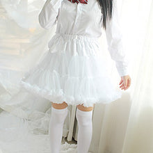 Load image into Gallery viewer, XinChangShangMao Women's Soft Chiffon Petticoat Tutu Skirt White