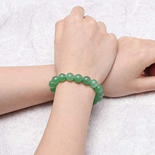 Load image into Gallery viewer, Top Plaza Natural Stone Beads Bracelets Semi Precious Gemstones Healing Crystal Stretch Beaded Bracelet(Amethyst/Tiger Eye Stone/Green Aventurine/Rose Quartz)
