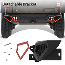 Load image into Gallery viewer, OEDRO Rear Bumper Compatible with 2018-2022 Jeep Wrangler JL & Unlimited JLU (2/4 Doors), Rock Crawler Full Width Bumper with Hitch Receiver & 2 x D-Rings