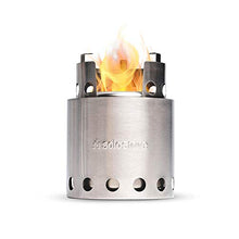 Load image into Gallery viewer, Solo Stove Lite Portable Camping Hiking Survival Backpacking Stove Powerful Efficient Wood Burning and Low Smoke Gasification Rocket Stove for Quick Boil Compact 4.2 Inches and Lightweight 9 Ounces