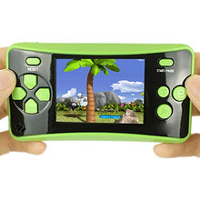 Load image into Gallery viewer, HigoKids Handheld Game for Kids Portable Retro Video Game Player Built-in 182 Classic Games 2.5 inches LCD Screen Family Recreation Arcade Gaming System Birthday Present for Children-Green