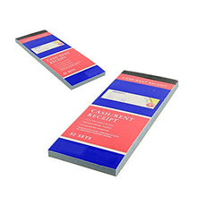 Load image into Gallery viewer, Emraw 2-Part Carbonless Cash or Rent Receipt Book General Purpose Sales Money Book White and Canary Contractor's Invoice Proposal Form Book Sales Tickets Pack of 2