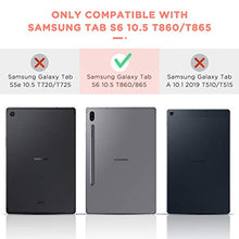 Load image into Gallery viewer, Bluetooth Backlit Keyboard Case for Samsung Galaxy Tab S6 10.5, Detachable Wireless Keyboard US Layout with Leather Cover for Samsung Galaxy Tab S6 T860 / T865 10.5, Rose Gold