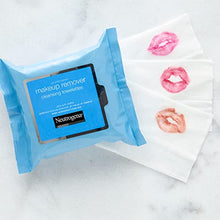 Load image into Gallery viewer, Neutrogena Day & Night Wipes with Makeup Remover Face Cleansing Towelettes & Night Calming Facial Cloths, Alcohol-Free Wipes to Remove Dirt, Oil & Waterproof Mascara, 3 Packs of 25 ct, 75 ct