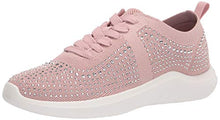 Load image into Gallery viewer, Clarks womens Nova Spark Sneaker, Dusty Pink Textile W/Sparkles, 9 US