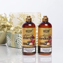 Load image into Gallery viewer, WOW Skin Science Moroccan Argan Oil Shampoo and Conditioner Set - Moroccan Oil Shampoo & Conditioner Set Sulfate Free - Shampoo & Conditioner Set for Color Treated Hair - Natural Shampoo & Conditioner