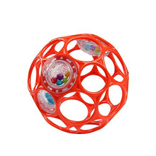 Load image into Gallery viewer, Bright Starts Oball Rattle Easy-Grasp Toy, Ages Newborn Plus, Red, 4"