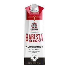 Load image into Gallery viewer, Califia Farms - Almond Milk, Original Barista Blend, 32 Oz (Pack of 6) | Shelf Stable | Non Dairy | Nut Milk | Creamer | Plant Based | Vegan | Non-GMO