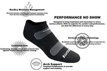 Load image into Gallery viewer, Saucony Men's Multi-Pack Mesh Ventilating Comfort Fit Performance No-Show Socks, Black Fashion (18 Pairs), Shoe Size: 8-12