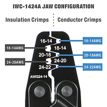 Load image into Gallery viewer, IWISS Deutsch Connector Crimping Tool Kit for Deutsch DT Connectors, Solid & Stamped Contacts, Delphi Weather Pack Crimper-12PCS