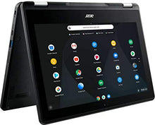 Load image into Gallery viewer, Acer Spin 11 2-in-1 Convertible 11.6" HD Touchscreen WLED-Backlit Chromebook, Intel Celeron N3350 Processor, 4GB Memory, 32GB eMMC, Bluetooth, WiFi, Webcam, Google Chrome OS, Obsidian Black
