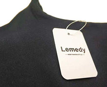 Load image into Gallery viewer, Lemedy Women Padded Sports Bra Fitness Workout Running Shirts Yoga Tank Top (S, Black)