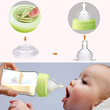 Load image into Gallery viewer, Matyz Glass Breastmilk Storage Bottles, 6 Pack, 8 oz, Compatible With Spectra Medela Breast Pump - Freezer Safe Storage Bottles Set - Wide Mouth Breastmilk Storage Containers - BPA Free (3 Color Lids)